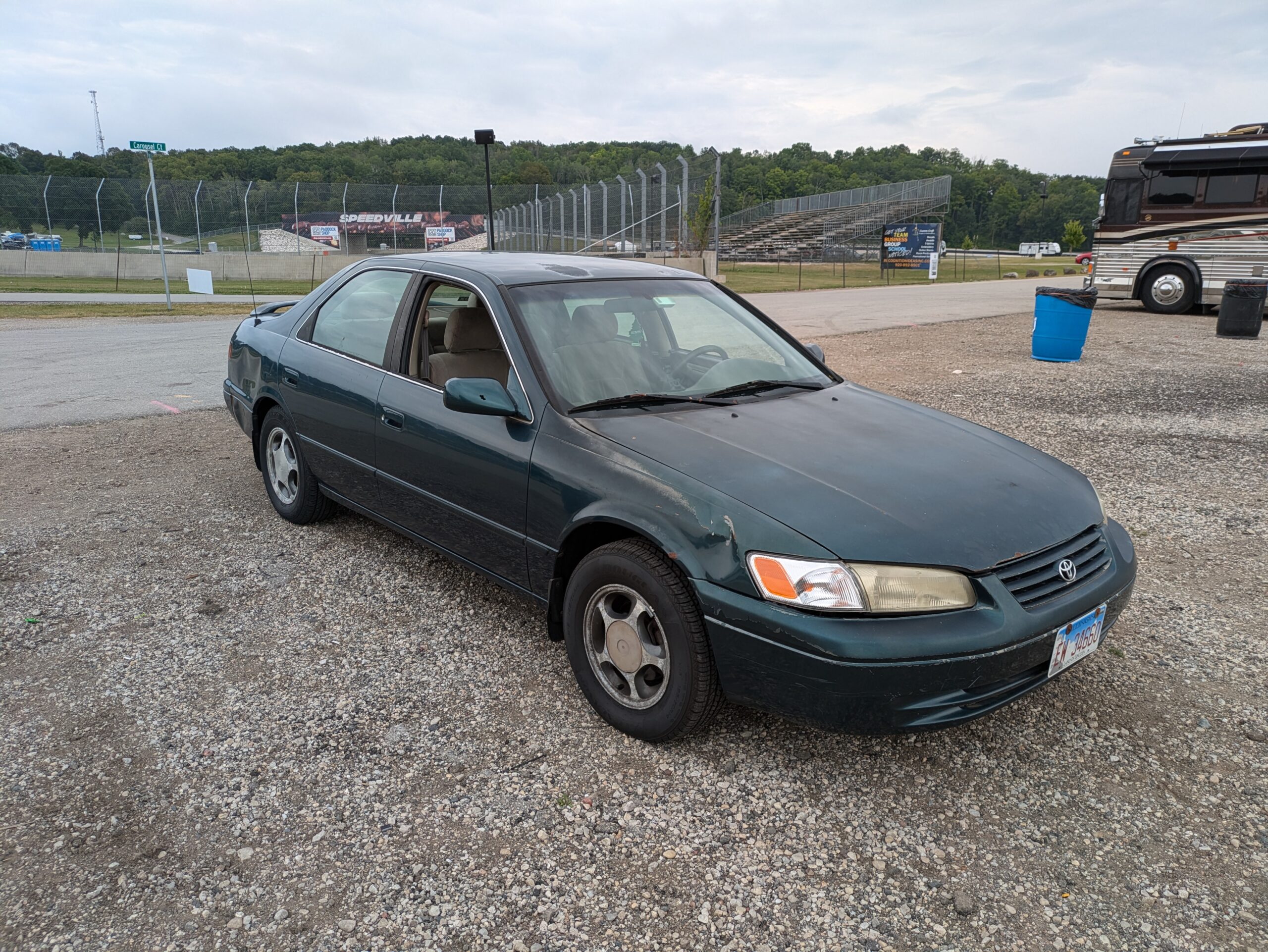 Camry drove ~300 miles